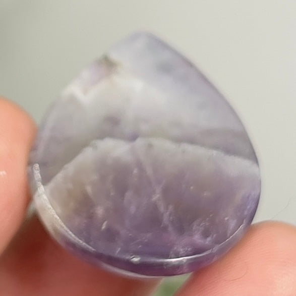 Chevron Dream Amethyst Gemstone Cabochon DIY Jewellery Making Wire Wrapping 8g