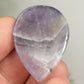 Chevron Dream Amethyst Gemstone Cabochon DIY Jewellery Making Wire Wrapping 8g