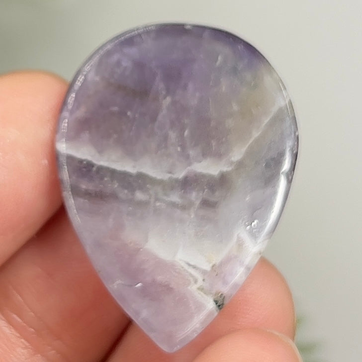 Chevron Dream Amethyst Gemstone Cabochon DIY Jewellery Making Wire Wrapping 8g