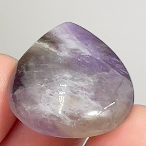Chevron Dream Amethyst Gemstone Cabochon DIY Jewellery Making Wire Wrapping 7g