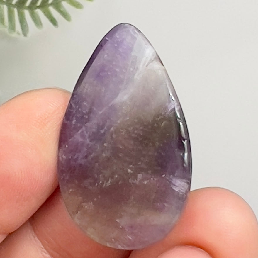 Chevron Dream Amethyst Gemstone Cabochon DIY Jewellery Making Wire Wrapping 7g