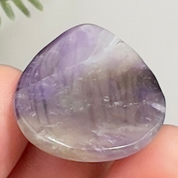 Chevron Dream Amethyst Gemstone Cabochon DIY Jewellery Making Wire Wrapping 7g