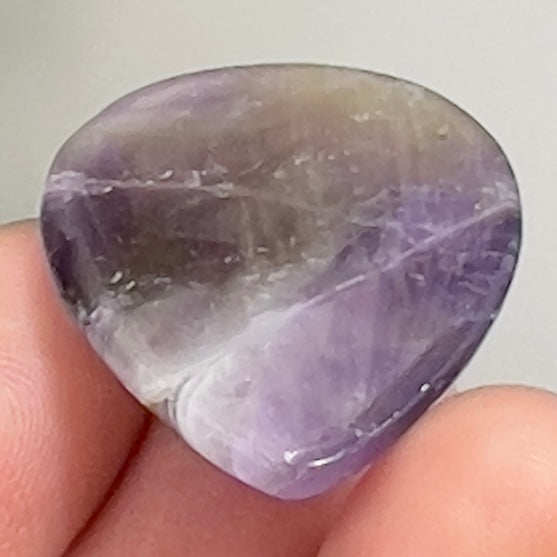 Chevron Dream Amethyst Gemstone Cabochon DIY Jewellery Making Wire Wrapping 7g