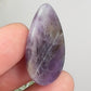 Chevron Dream Amethyst Gemstone Cabochon DIY Jewellery Making Wire Wrapping 7g