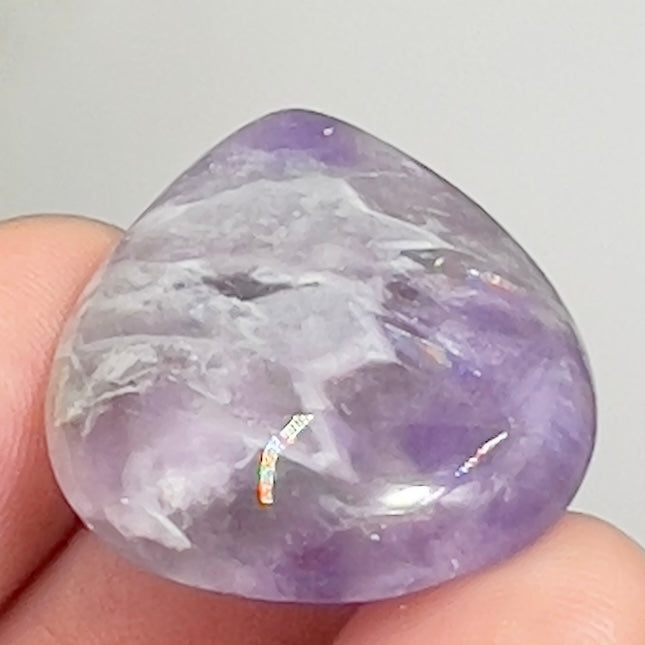 Chevron Dream Amethyst Gemstone Cabochon DIY Jewellery Making Wire Wrapping 7g