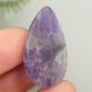 Chevron Dream Amethyst Gemstone Cabochon DIY Jewellery Making Wire Wrapping 7g