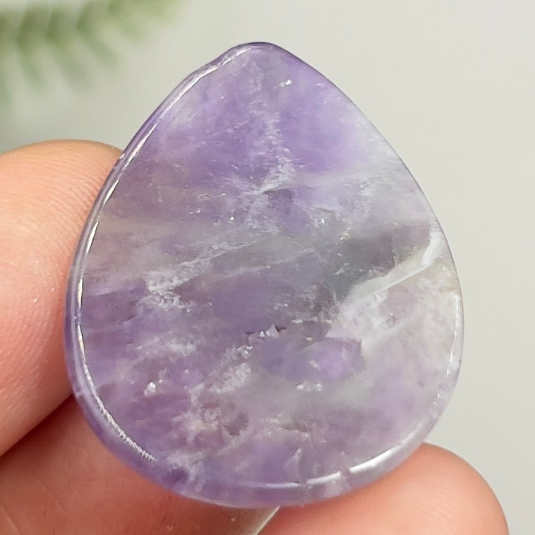 Chevron Dream Amethyst Gemstone Cabochon DIY Jewellery Making Wire Wrapping 7g