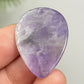 Chevron Dream Amethyst Gemstone Cabochon DIY Jewellery Making Wire Wrapping 7g