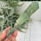 Prehnite with Epidote Wand with Stand Stone of Prophecy Crystal Carving 196g 172mm