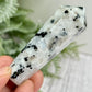 Rainbow Moonstone Black Tourmaline Wand with Stand Crystal Carving 58g 75mm
