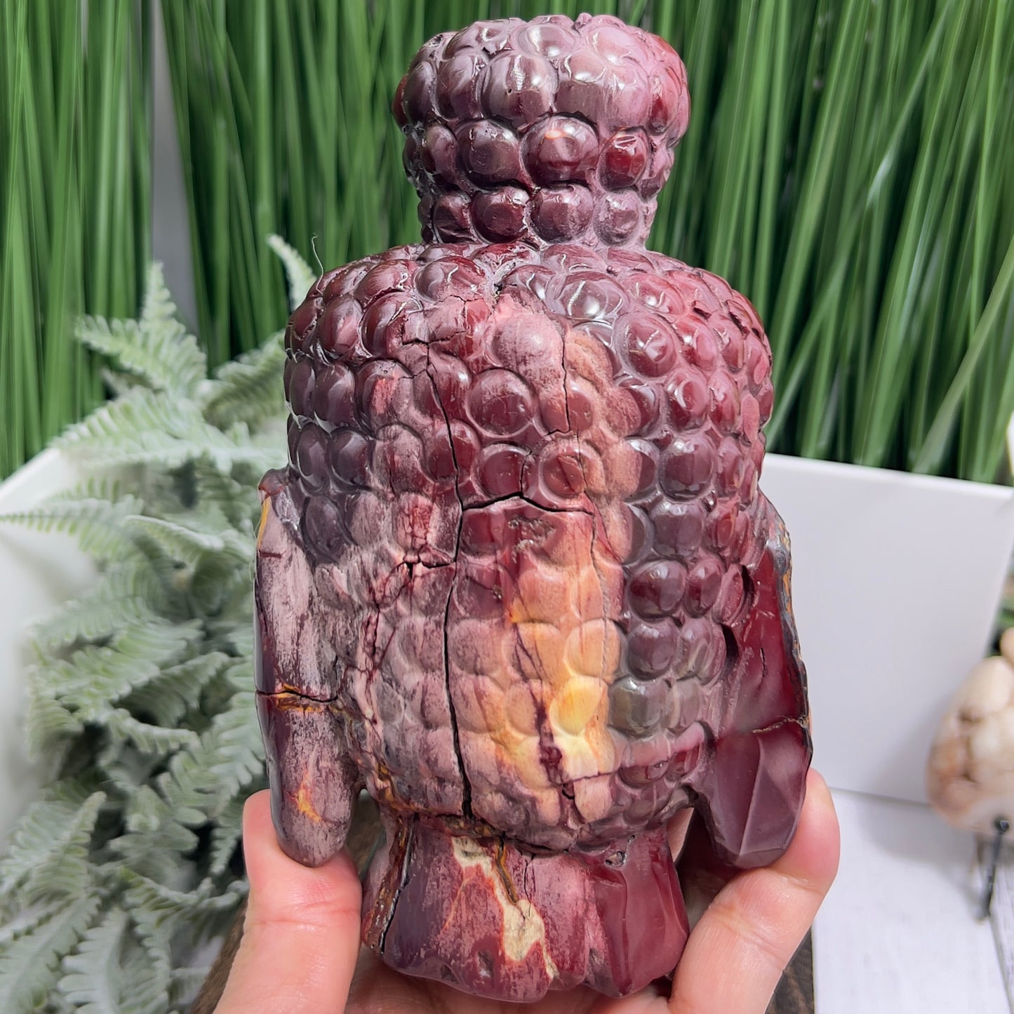 Mookaite Jasper Buddha Crystal Australian Gemstone 1780g