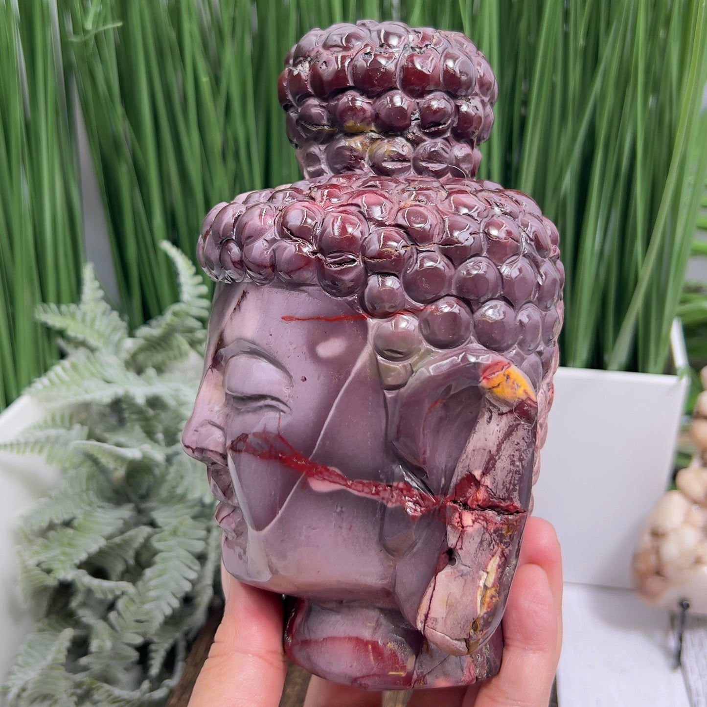 Mookaite Jasper Buddha Crystal Australian Gemstone 1780g