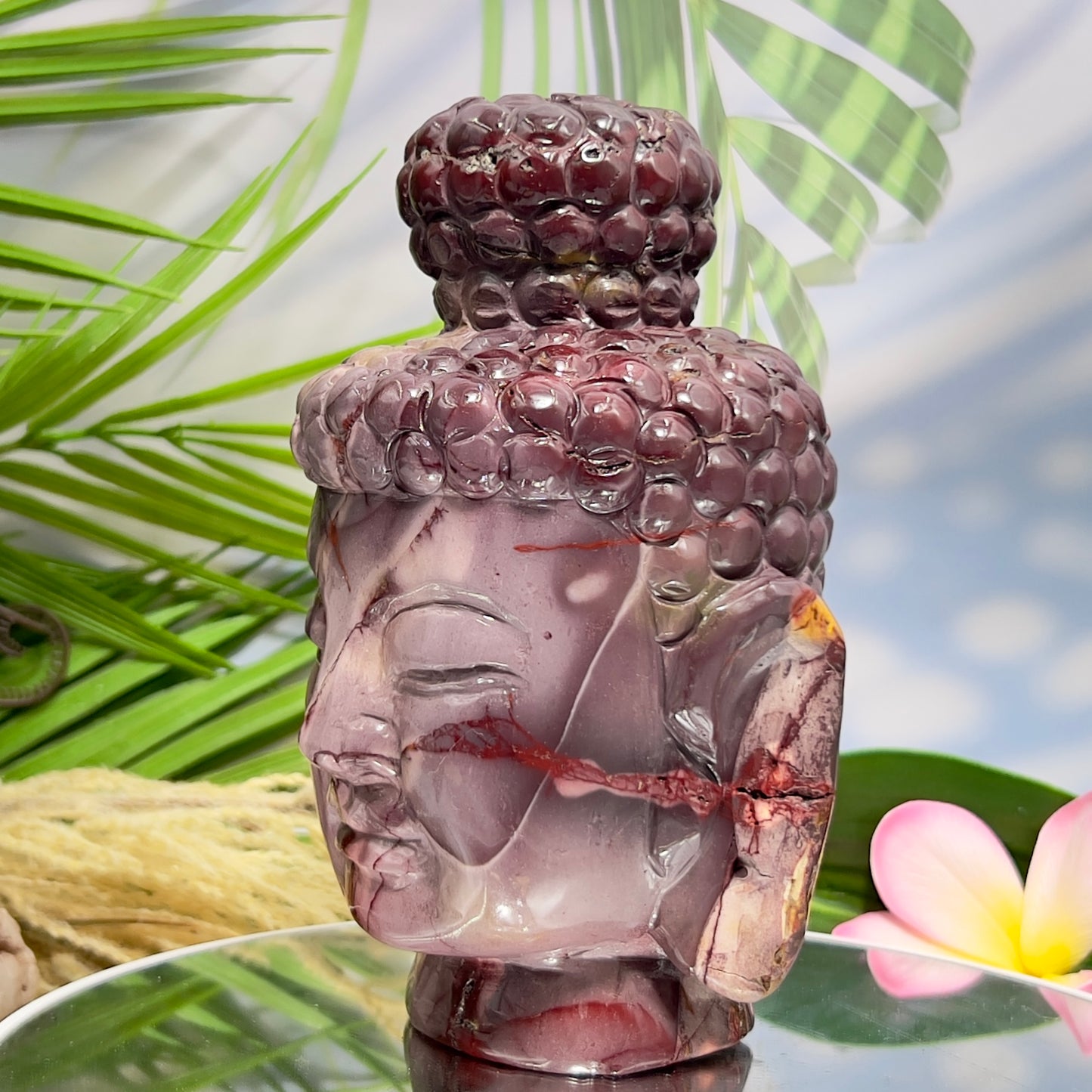 Mookaite Jasper Buddha Crystal Australian Gemstone 1780g