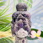 Chevron Dream Amethyst Crystal Buddha 1612g