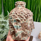 Russian Flower Cherry Blossom Jasper Buddha Rare Crystal 1342g