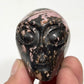 Rhodonite Alien Skull 2 Inches Healing Crystal Carving