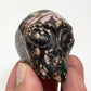 Rhodonite Alien Skull 2 Inches Healing Crystal Carving