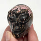 Rhodonite Alien Skull 2 Inches Healing Crystal Carving
