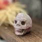 Ruby in Kyanite Skull 2 Inches UV Reactive Hand Carved Crystal Carving