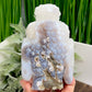 Flower Agate Buddha Crystal 862g