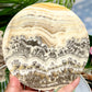 Dendritic Calcite Plate Slice with Stand Healing Crystal Carving 295g