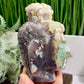 Green Sakura Cherry Blossom Flower Agate Buddha Rare Crystal 688g