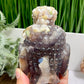 Green Sakura Cherry Blossom Flower Agate Buddha Rare Crystal 688g
