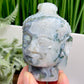 Moss Agate Buddha Crystal 290g