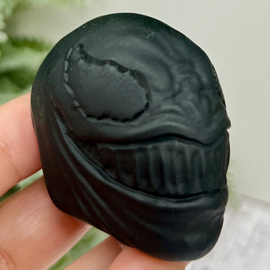 Black Obsidian Venom 2 Inch Crystal Carving 112g