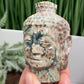 Russian Flower Cherry Blossom Jasper Buddha Rare Crystal 248g