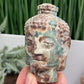 Russian Flower Cherry Blossom Jasper Buddha Rare Crystal 254g