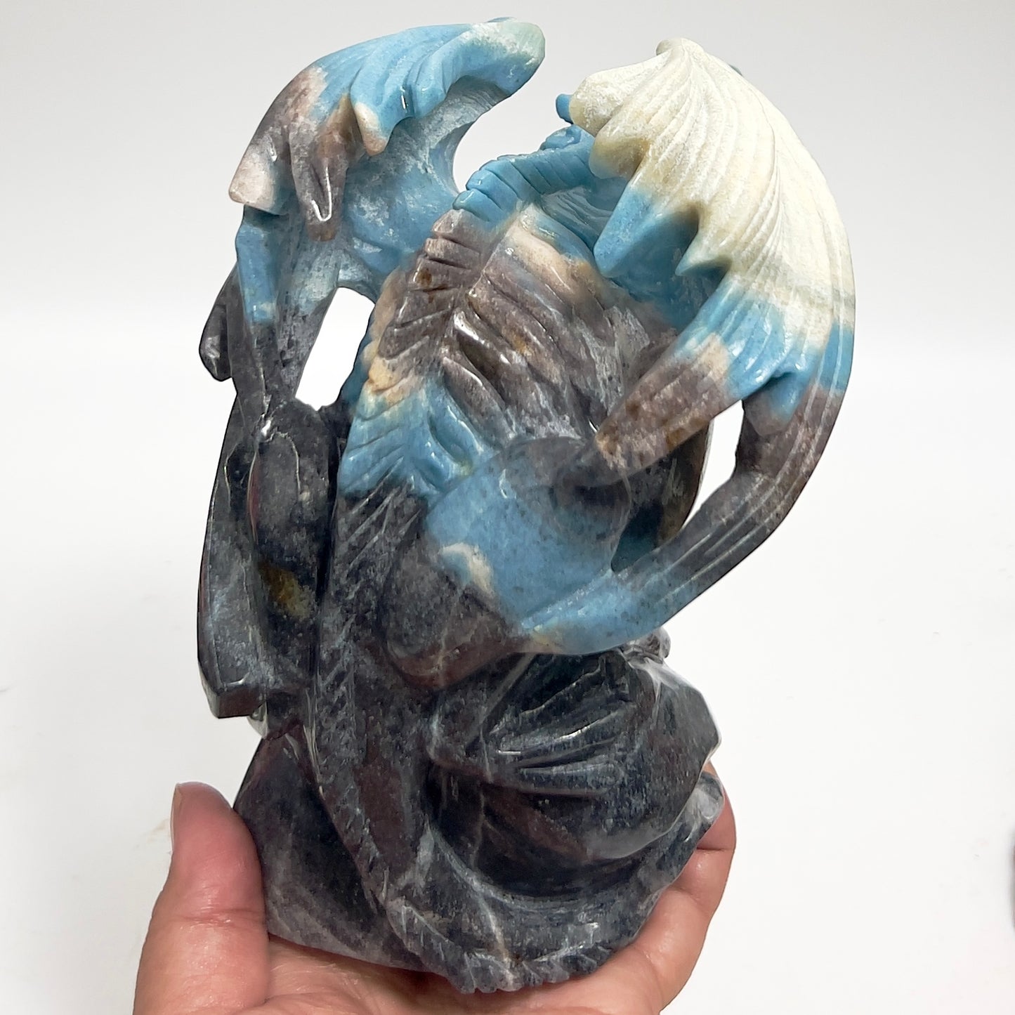 Trolleite Gargoyle Rare Healing Crystal Carving 1768g