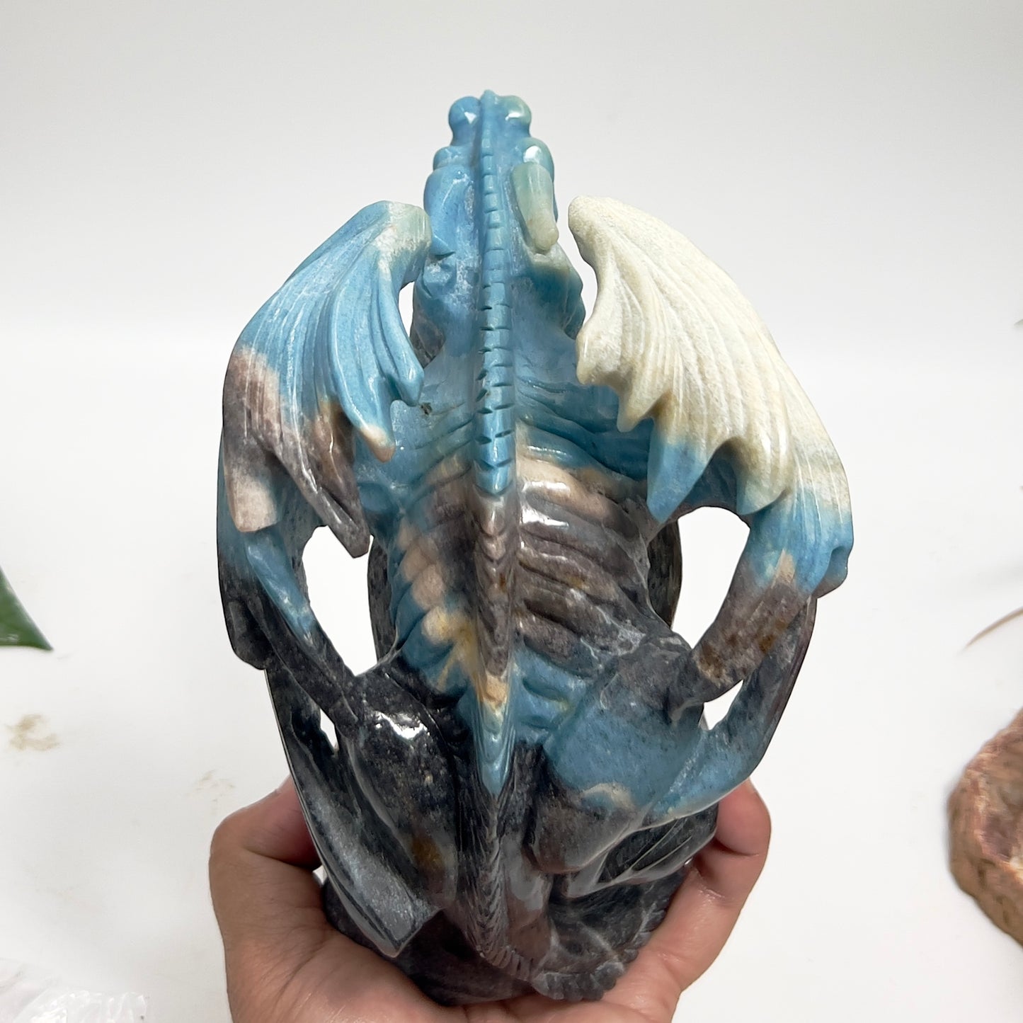 Trolleite Gargoyle Rare Healing Crystal Carving 1768g