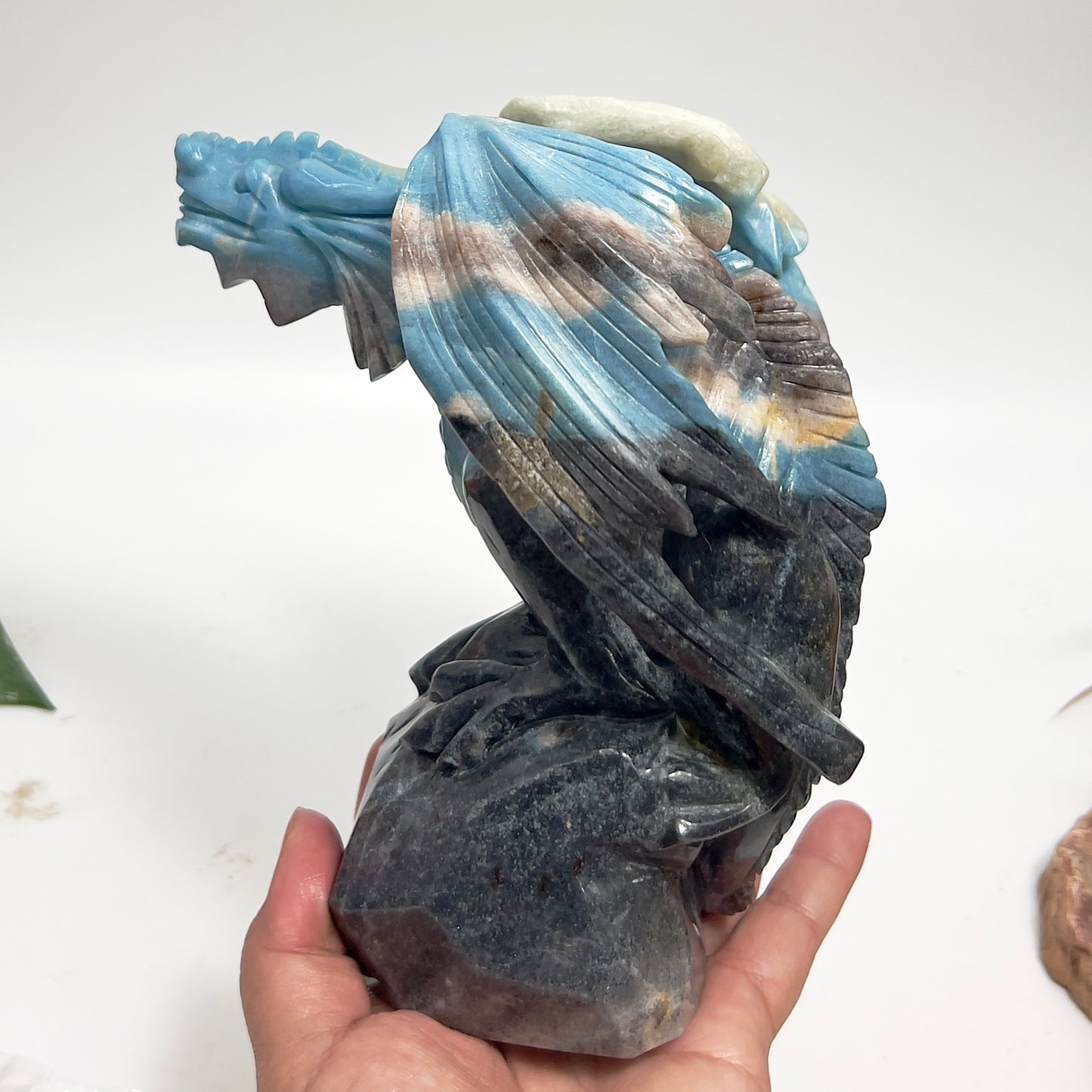 Trolleite Gargoyle Rare Healing Crystal Carving 1768g