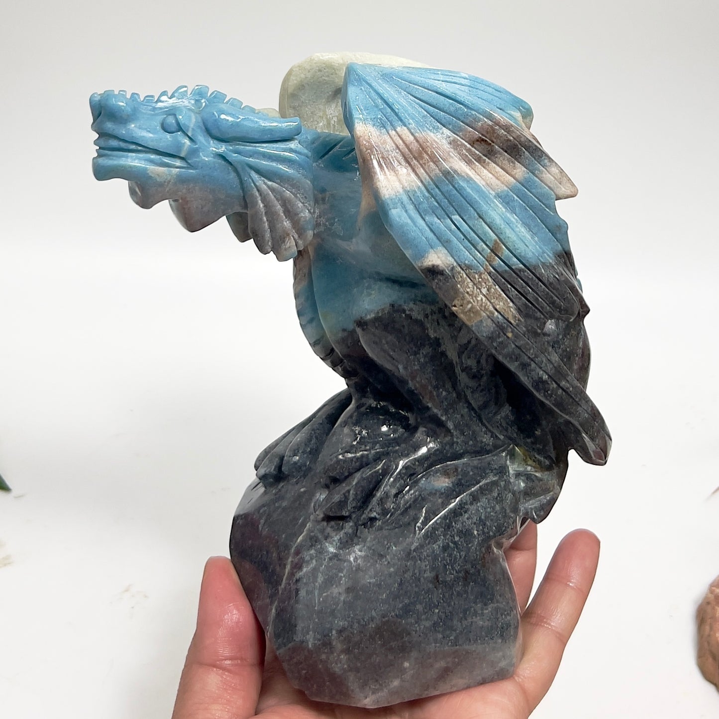 Trolleite Gargoyle Rare Healing Crystal Carving 1768g