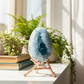 Celestite Celestine Large Egg with Stand Large Geode Cluster Crystal 975g
