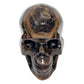 Black Moonstone Skull Healing Crystal Carving 738g