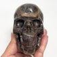 Black Moonstone Skull Healing Crystal Carving 738g