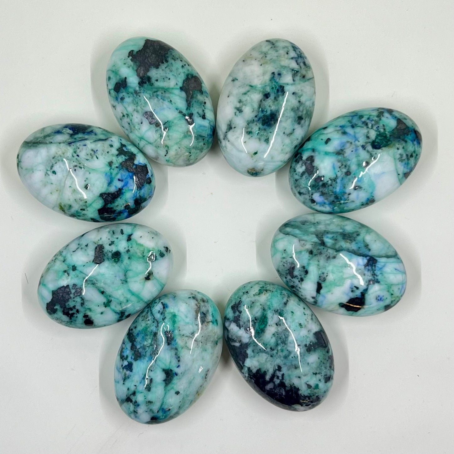 Fynchenite Phoenix Stone Palm Stones Meditation Crystals YOU CHOOSE
