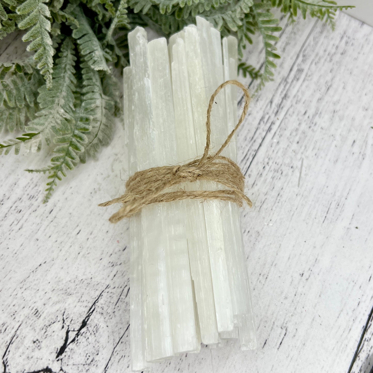 Satin Spar Selenite Moroccan Raw Sticks Wands Healing Crystals 450g 14-17cm