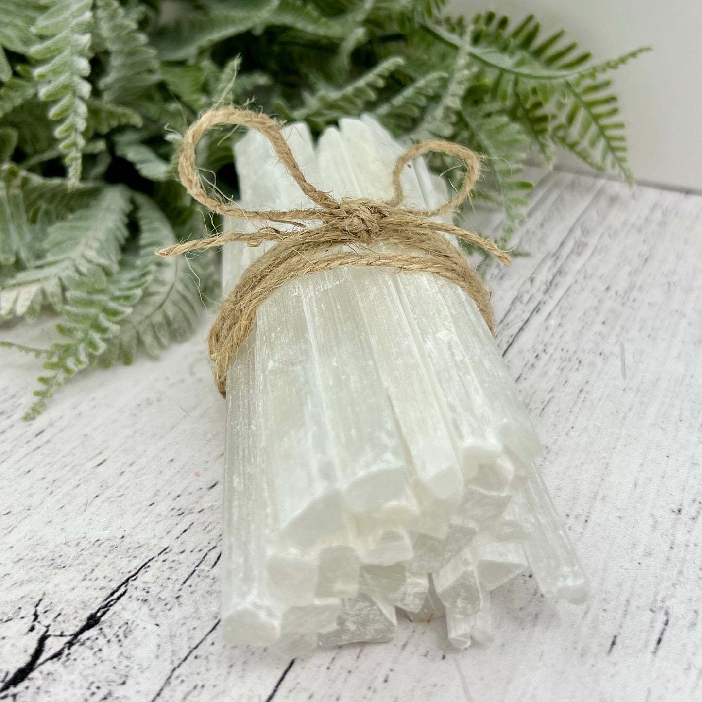 Satin Spar Selenite Moroccan Raw Sticks Wands Healing Crystals 450g 14-17cm