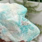 Blue Amazonite Natural Raw Specimen Flashy Crystal 470g