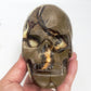 Septarian Jasper Dragon Stone Skull Healing Crystal Carving 1032g