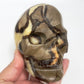 Septarian Jasper Dragon Stone Skull Healing Crystal Carving 1032g
