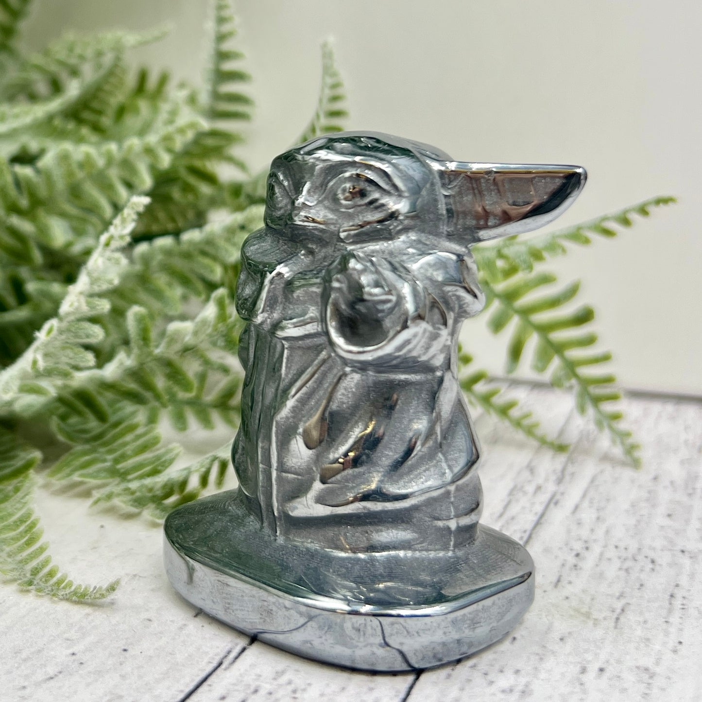Terahertz Yoda Grogu Star Wars Mandalorian Decorative Carving 108g