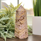 Ocean Sea Pink Orbicular Jasper Tower Healing Crystal Generator 864g 151mm