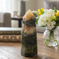 Ocean Sea Jasper Quartz Tower Crystal Generator 492g 142mm
