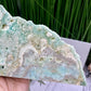 Blue Aragonite Slab Large Self Standing Slice Crystal Specimen 1518g