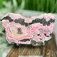 Peruvian Rhodonite Slice Slab with Stand Compassion Emotional Balance Crystal 548g
