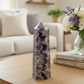 Chevron Dream Amethyst Tower Healing Crystal Generator 576g 153mm